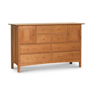 Heartwood Shaker 8-Drawer 2-Door Dresser