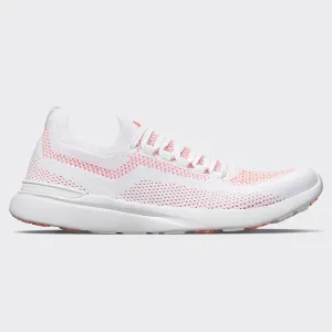 Men's TechLoom Breeze White / Magenta / Neon Peach