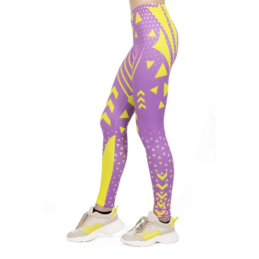 Regular Leggings (8-12 UK Size) - Pink Neon Sport