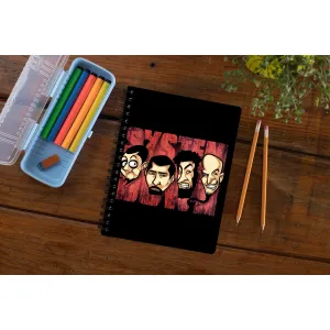 System Of A Down Notebook - Pop Art