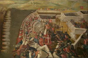 The Siege of Malta: Assault on the Post of the Castilian Knights, 21 August 1565