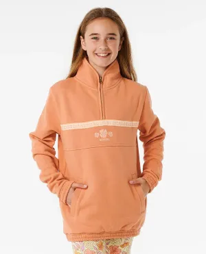 TROPIC PULL OVER FLEECE - GIRLS